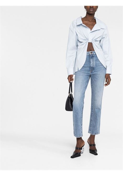 Blue Abigail high-waisted straight-leg jeans - women KHAITE | 1071096