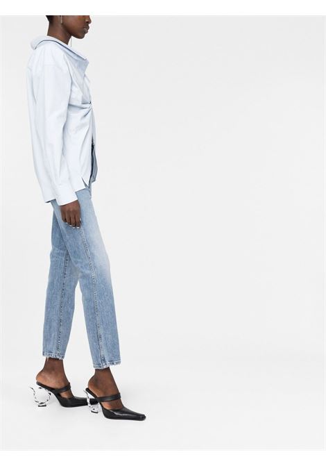 Blue Abigail high-waisted straight-leg jeans - women KHAITE | 1071096