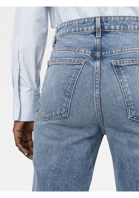 Blue Abigail high-waisted straight-leg jeans - women KHAITE | 1071096