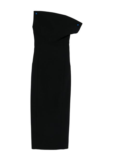 Abito senza spalline cato in nero Khaite - donna KHAITE | 55184114200