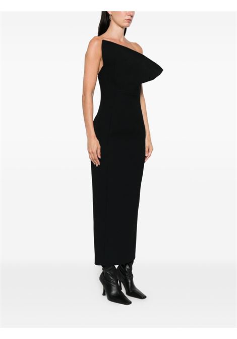 Abito senza spalline cato in nero Khaite - donna KHAITE | 55184114200