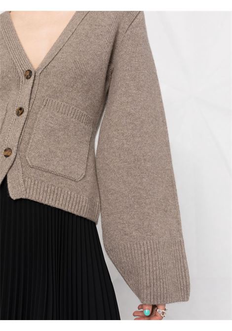 Taupe Scarlet cardigan  Khaite - women KHAITE | 8267600216