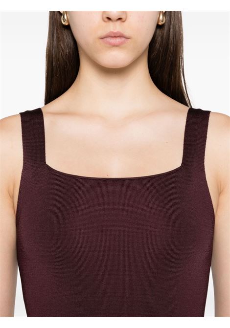 Abito Dixi in borgogna Khaite - donna KHAITE | 9808429599
