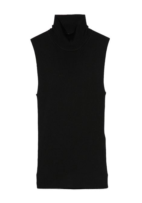 Black sleeveless top Khaite - women