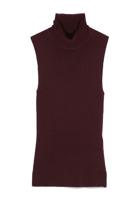 Purple sleeveless top Khaite - women