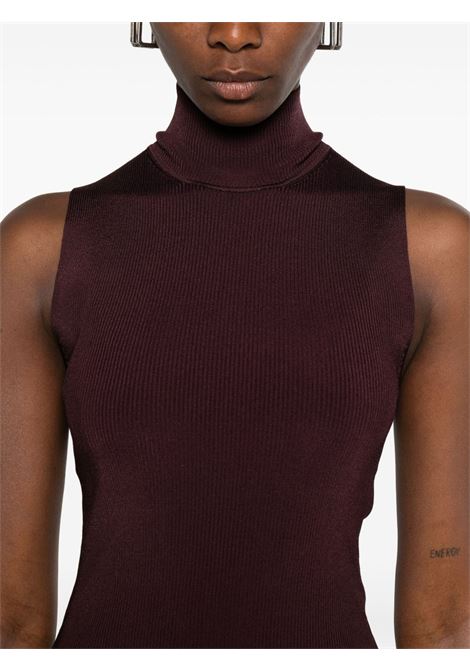 Purple sleeveless top Khaite - women KHAITE | 9919429599