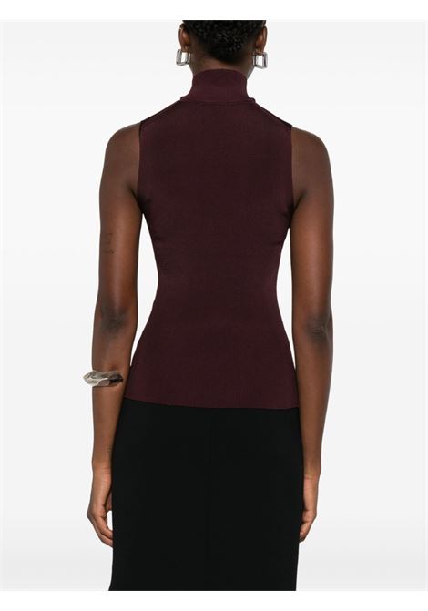 Purple sleeveless top Khaite - women KHAITE | 9919429599