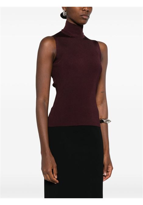 Purple sleeveless top Khaite - women KHAITE | 9919429599