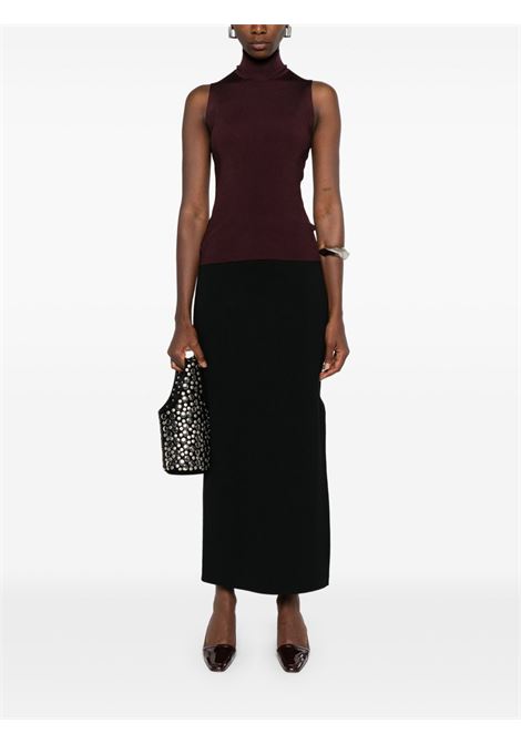 Purple sleeveless top Khaite - women KHAITE | 9919429599