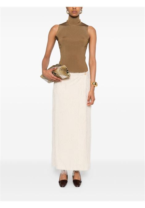 Top a collo alto in marrone Khaite - donna KHAITE | 9919429736