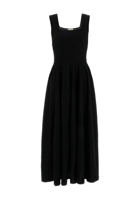Abito smanicato Jodie con scollo quadrato in nero Khaite - donna