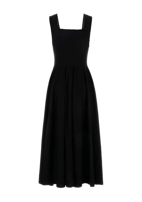 Abito smanicato Jodie con scollo quadrato in nero Khaite - donna KHAITE | 9926511200