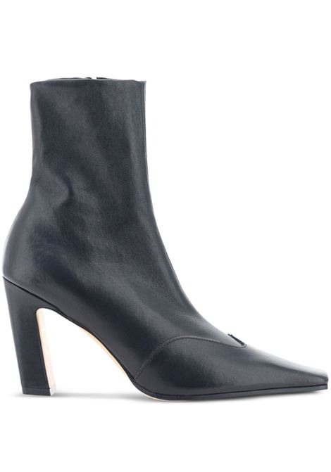Stivaletti con tacco nevada in nero Khaite - donna KHAITE | F1067836200