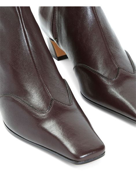 Stivaletti nevada 40mm in marrone khaite - donna KHAITE | F1068836950