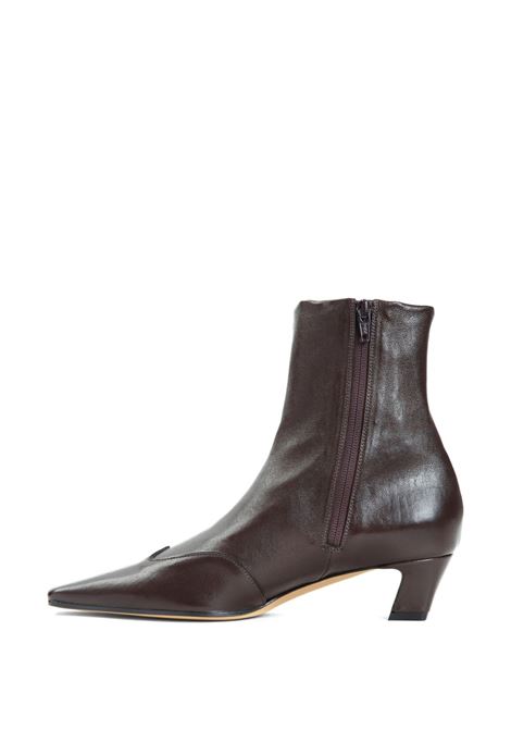 Stivaletti nevada 40mm in marrone khaite - donna KHAITE | F1068836950