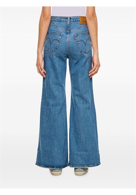 Blue cotton-blend jeans Levi's - women LEVI'S | A75030020