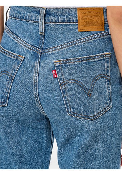 Blue cotton-blend jeans Levi's - women LEVI'S | A75030020