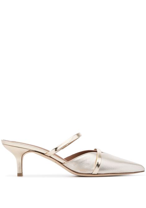 Silver Frankie 45mm mules - women MALONE SOULIERS | Mules | FRANKIE451PLTN