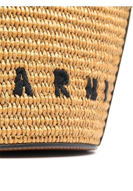 Beige Tropicalia logo-embroidered bag Marni - women MARNI | BMMP0067Q0P386000M50
