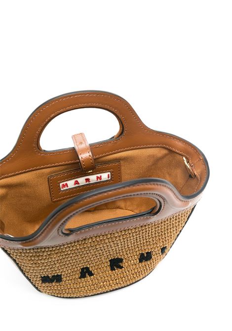 Beige Tropicalia logo-embroidered bag Marni - women MARNI | BMMP0067Q0P386000M50