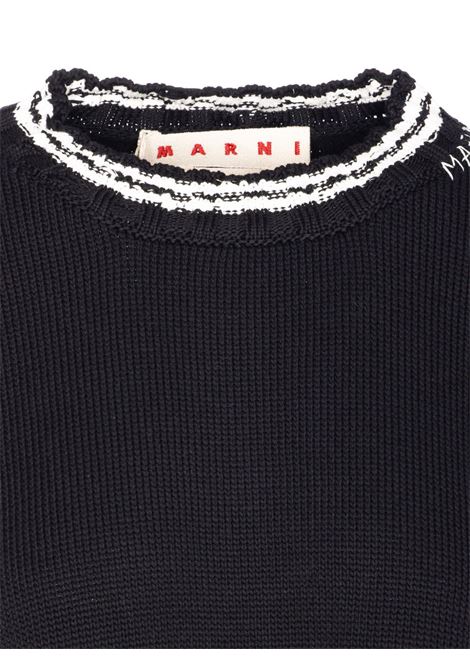 black worn effect sweater Marni - women MARNI | GCMD0276Q2UFC652V2N99