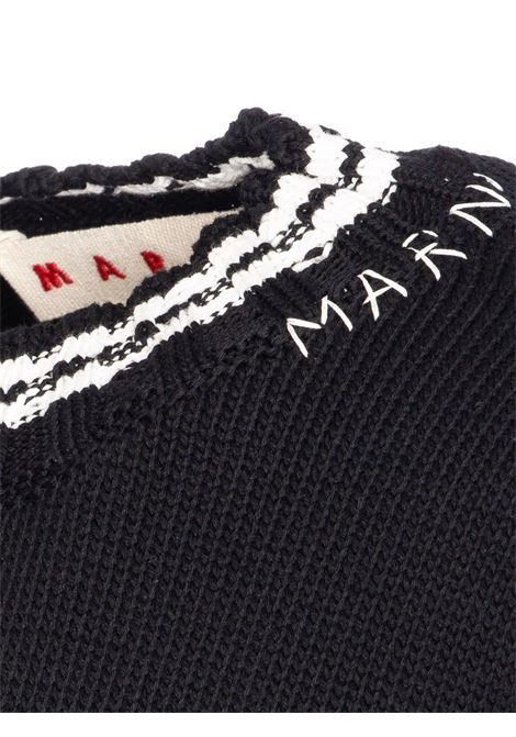 black worn effect sweater Marni - women MARNI | GCMD0276Q2UFC652V2N99
