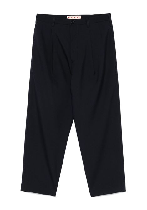 Blue tapered trousers Marni - men