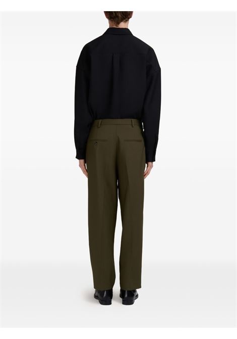 Military green tapered trousers Marni - men MARNI | PUMU0282U0TW83900V58