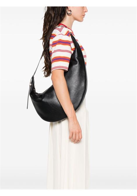 Black leather shoulder bag Marni - women MARNI | SBMP0251U0P822200N99