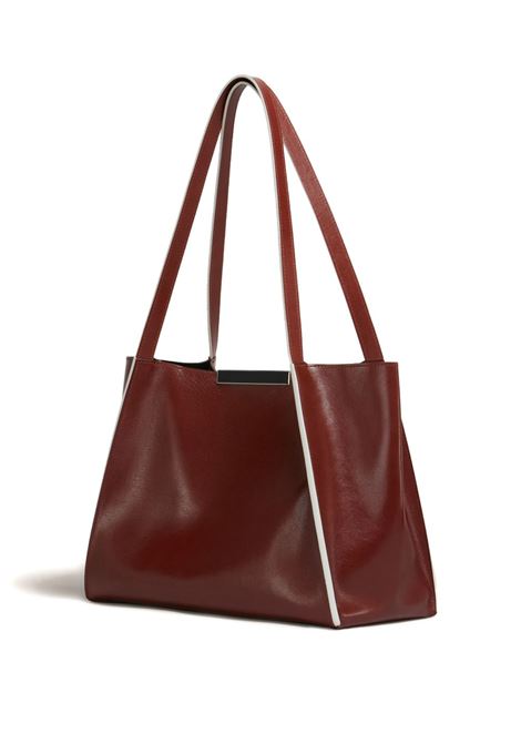 Brown logo-detail shoulder bag Marni - women MARNI | SHMP0152U0P853300R81