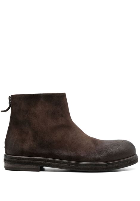 Brown worn-effect ankle boots Marsell - men MARSELL | MM4480P024460