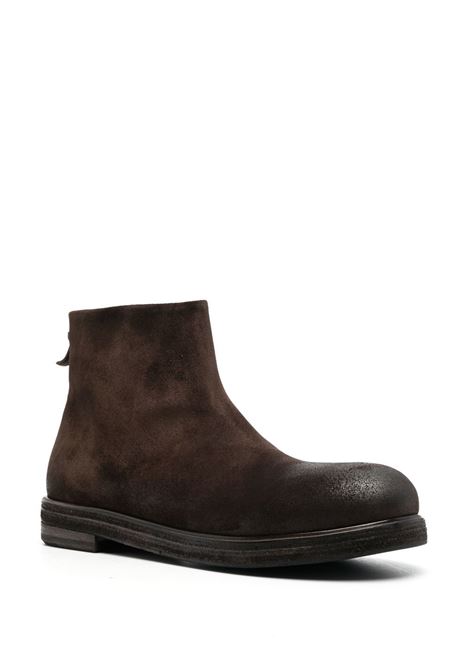 Brown worn-effect ankle boots Marsell - men MARSELL | MM4480P024460
