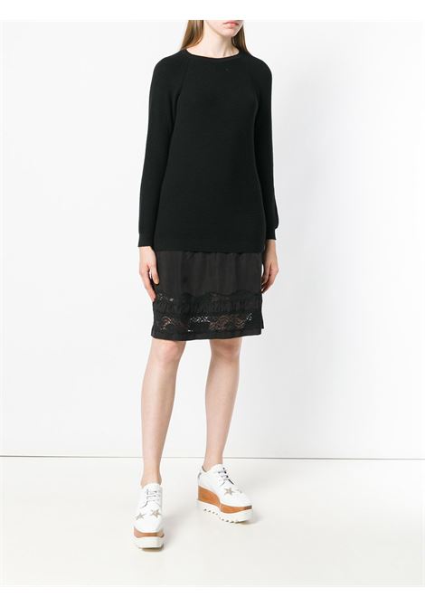 Abito in maglia con gonna in pizzo in nero Moschino - donna MOSCHINO | 048855002555