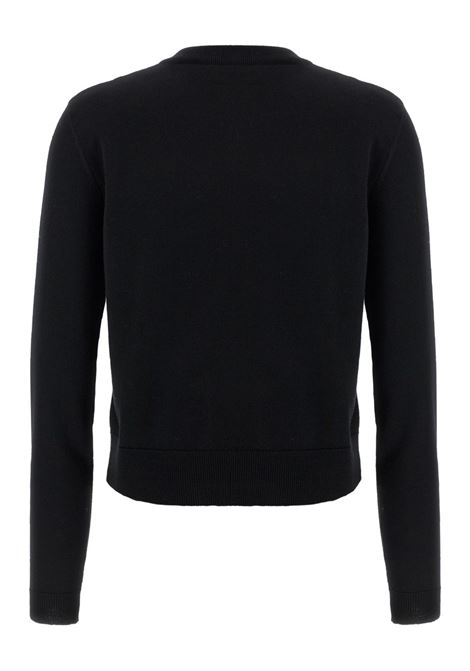 Maglione con intarsio teddy bear in nero Moschino - donna MOSCHINO | 093655002555
