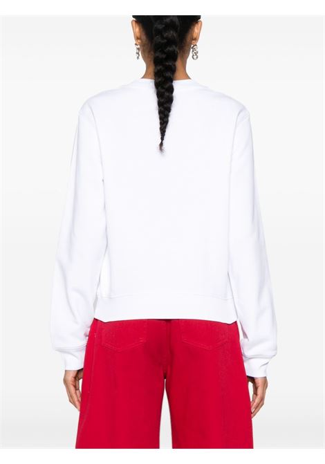 Felpa con stampa grafica in bianco Moschino - donna MOSCHINO | 170755281001