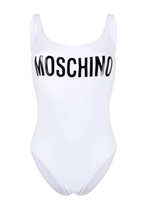 Costume intero con stampa in bianco Moschino - donna MOSCHINO | 420355771001