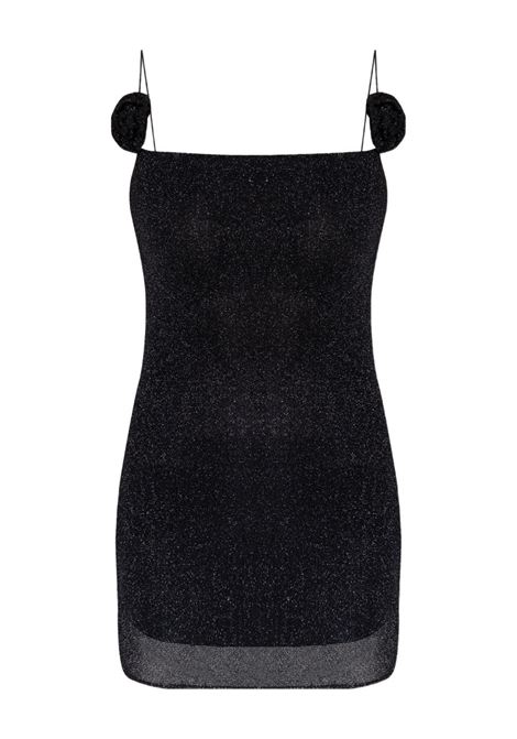 Black sparkling mini dress Oséree - women