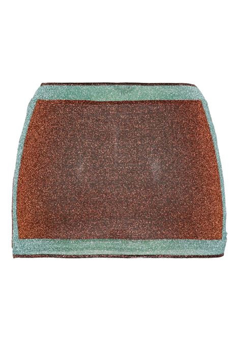 Copricostume con inserti a contrasto in blu e marrone Oséree - donna OSÉREE | LMF235CRYSTLBRD