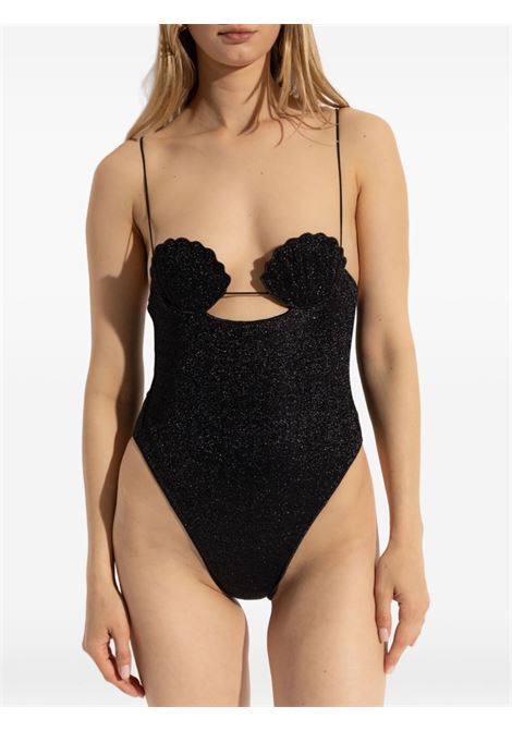 Costume da bagno con dettagli a conchiglia in nero Oséree - donna OSÉREE | LMF257BLK