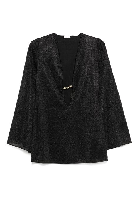 Abito con scollo profondo in nero Oséree - donna