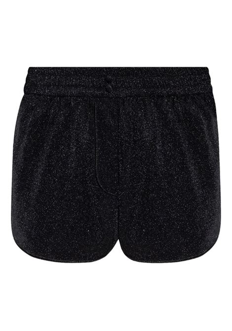 Shorts con dettagli glitter in nero Oséree - donna OSÉREE | LZRF257BLK