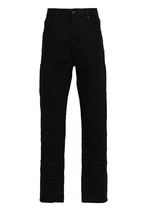 Jeans P005 slim in nero Purple - uomo PURPLE | P005BLKR223BLK