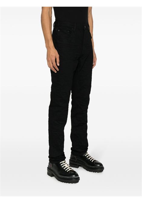Jeans P005 slim in nero Purple - uomo PURPLE | P005BLKR223BLK