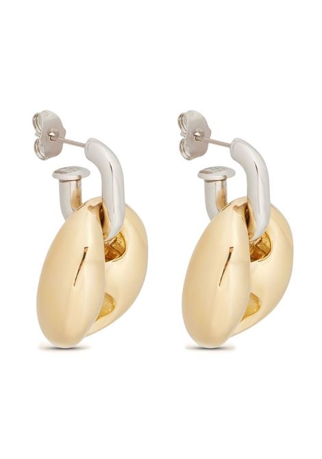 Gold Eight chunky earrings Rabanne - RABANNE women RABANNE | 23PBB0253MET340M715