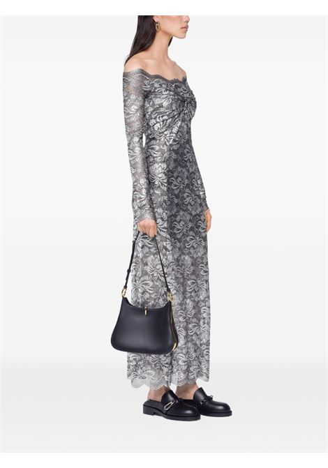 Grey lace off-shoulder maxi dress Rabanne -women RABANNE | 25AJRO065PA0244V912