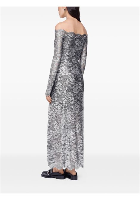 Grey lace off-shoulder maxi dress Rabanne -women RABANNE | 25AJRO065PA0244V912