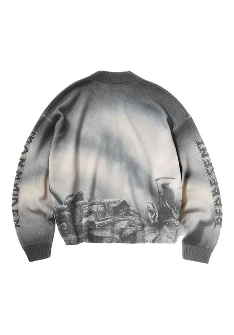 Grey trooper knit sweater x iron maiden Represent - men REPRESENT | MLM100574046