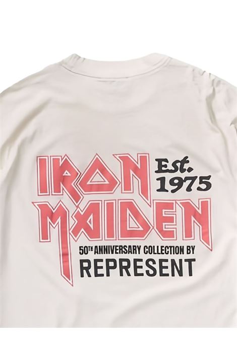 White iron maiden anniversary t-shirt Represent - men REPRESENT | MLM100579026