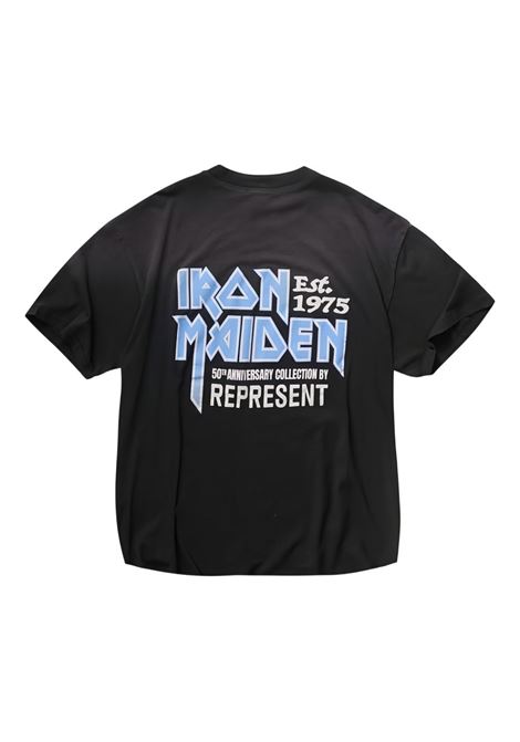 Black iron maiden anniversary t-shirt Represent - men REPRESENT | MLM100584004