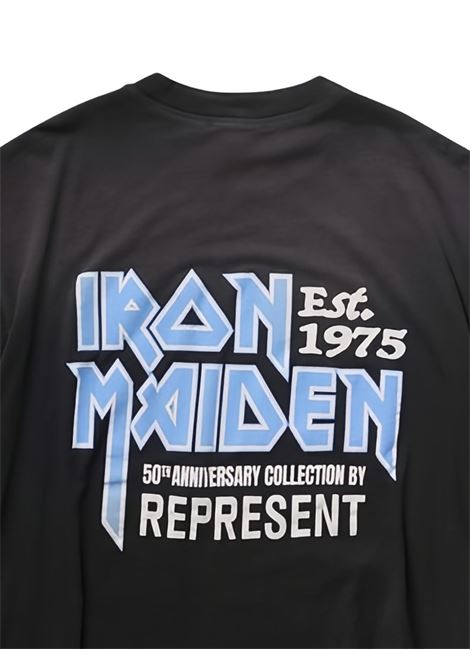 Black iron maiden anniversary t-shirt Represent - men REPRESENT | MLM100584004